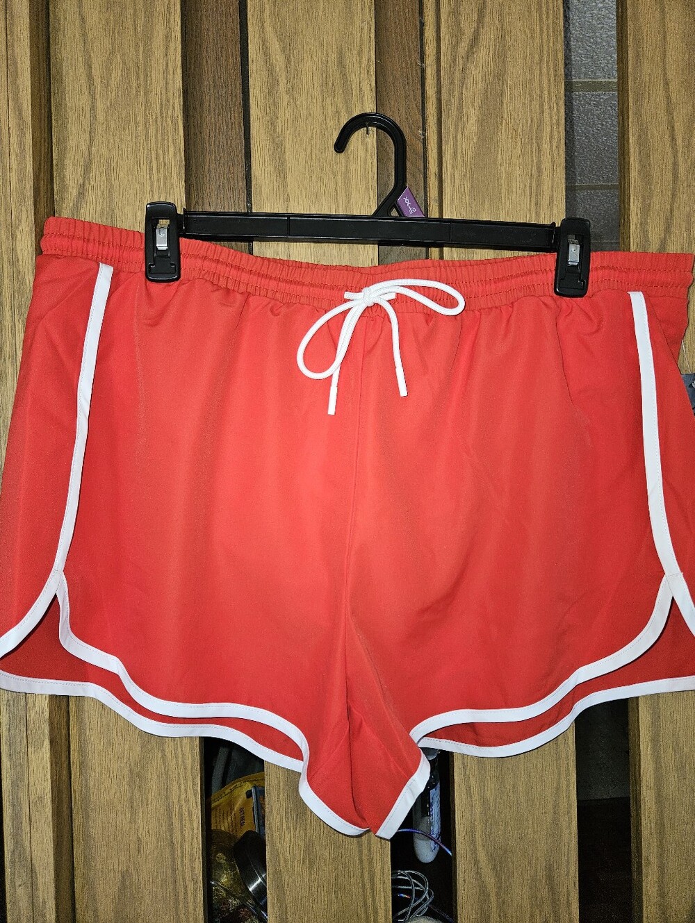 NWT Dolphin Shorts - Red Summer Booty Athletic Gym Sports Shorts